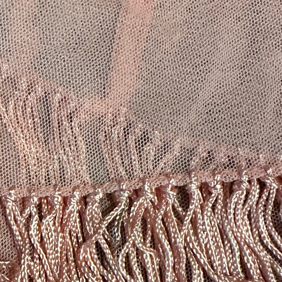 SANA tunic with detailed floral embroidery light pink with tassels - Picture 6 of 7